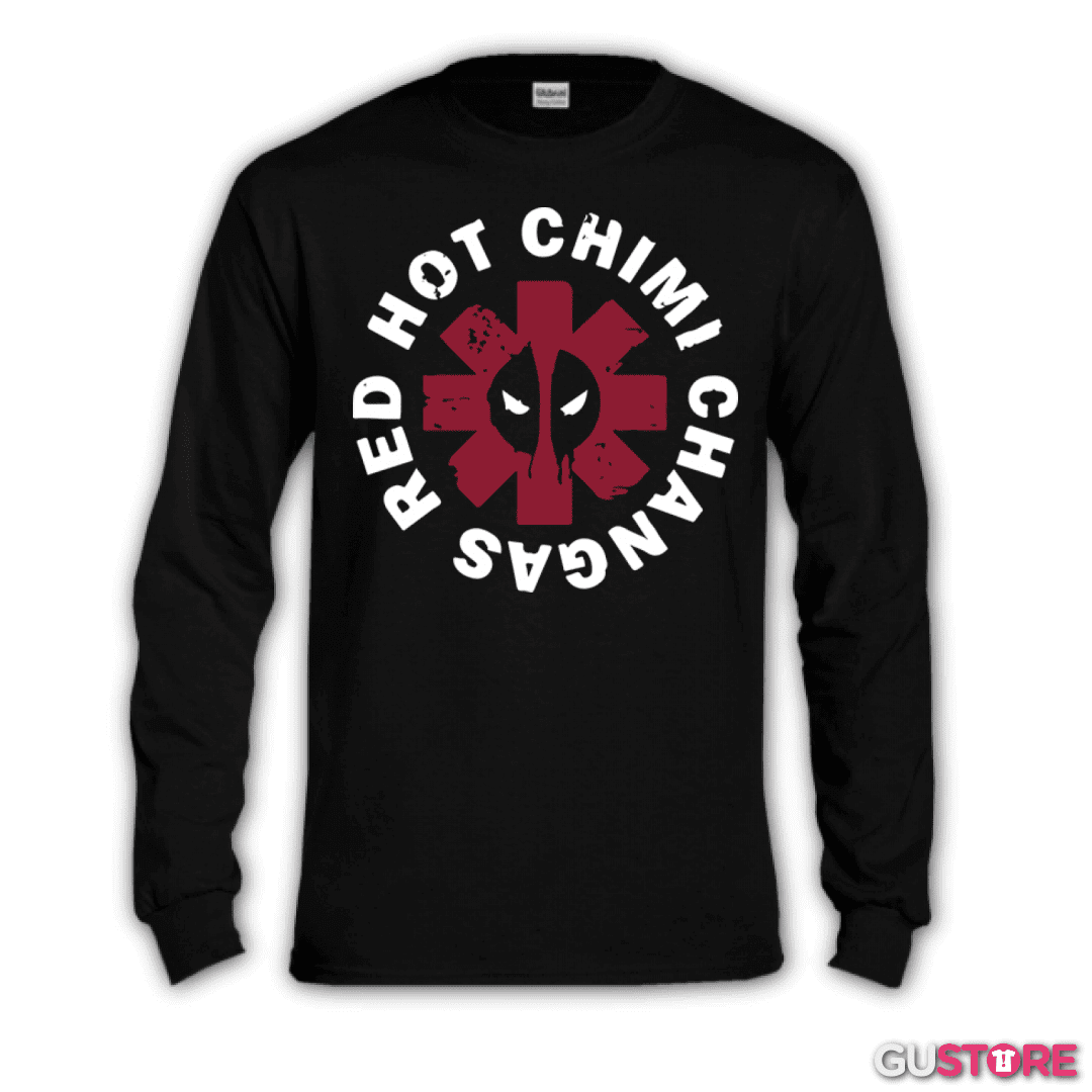 Polera manga larga Red hot chimi changas