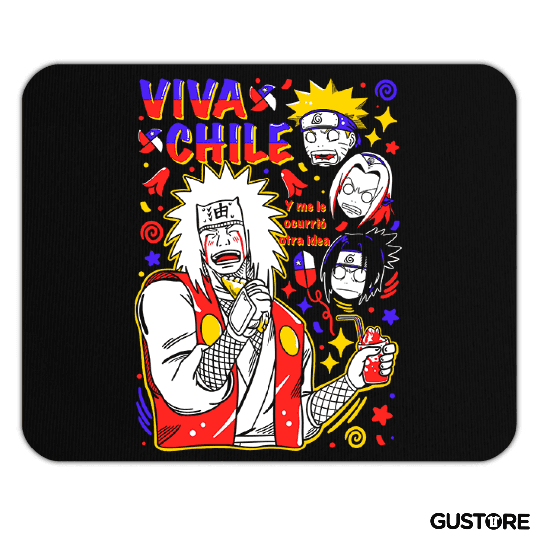 Mousepad Jiraiya viva chile 2