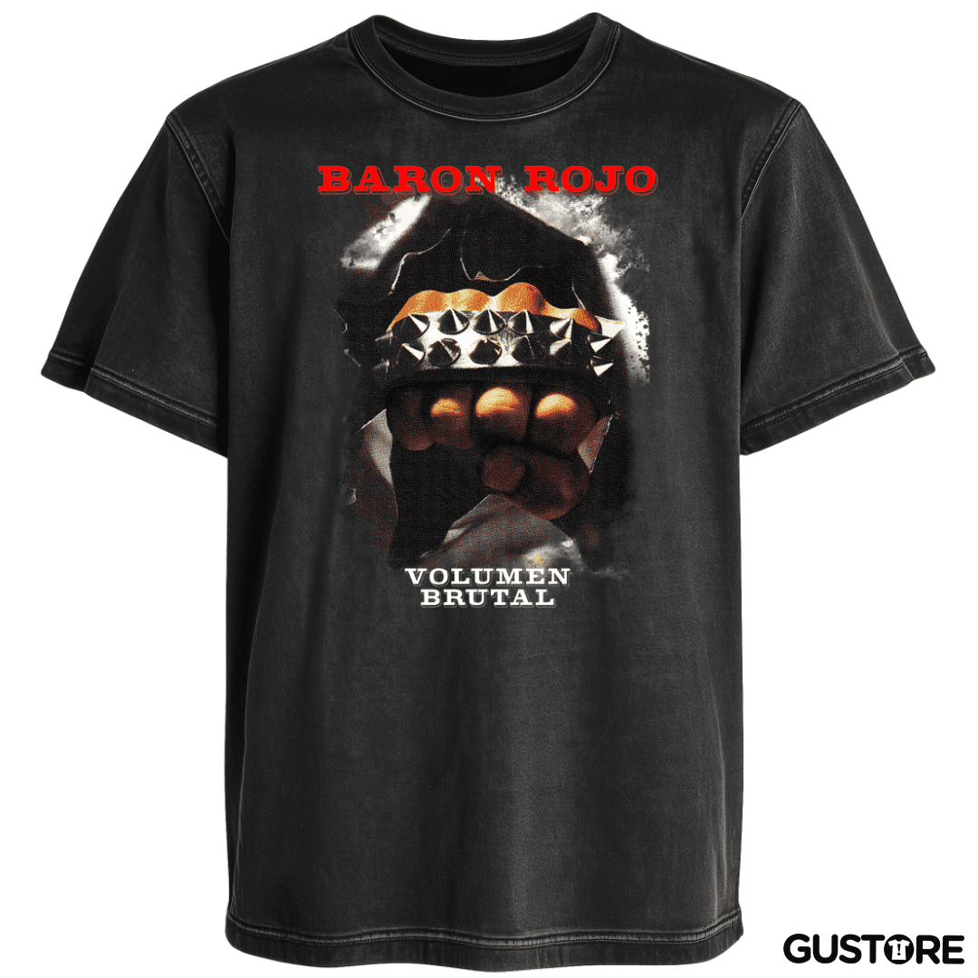 Polera desgastada Baron Rojo Volumen Brutal