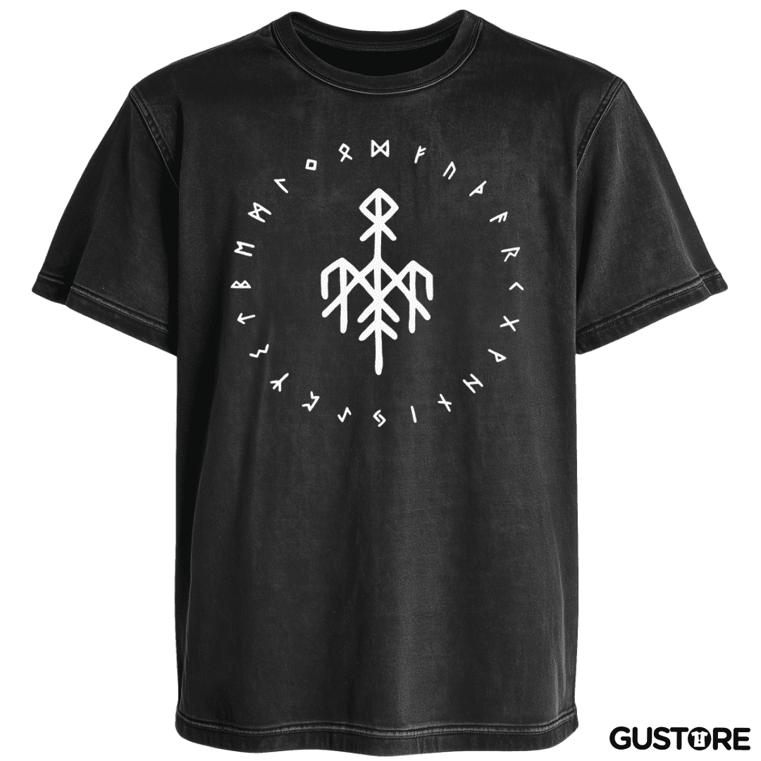 Polera desgastada Wardruna Futhark