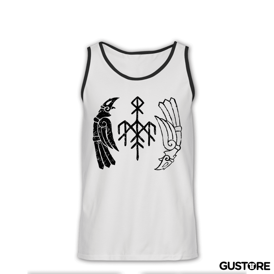 Sudadera Wardruna Cuervos Blanco