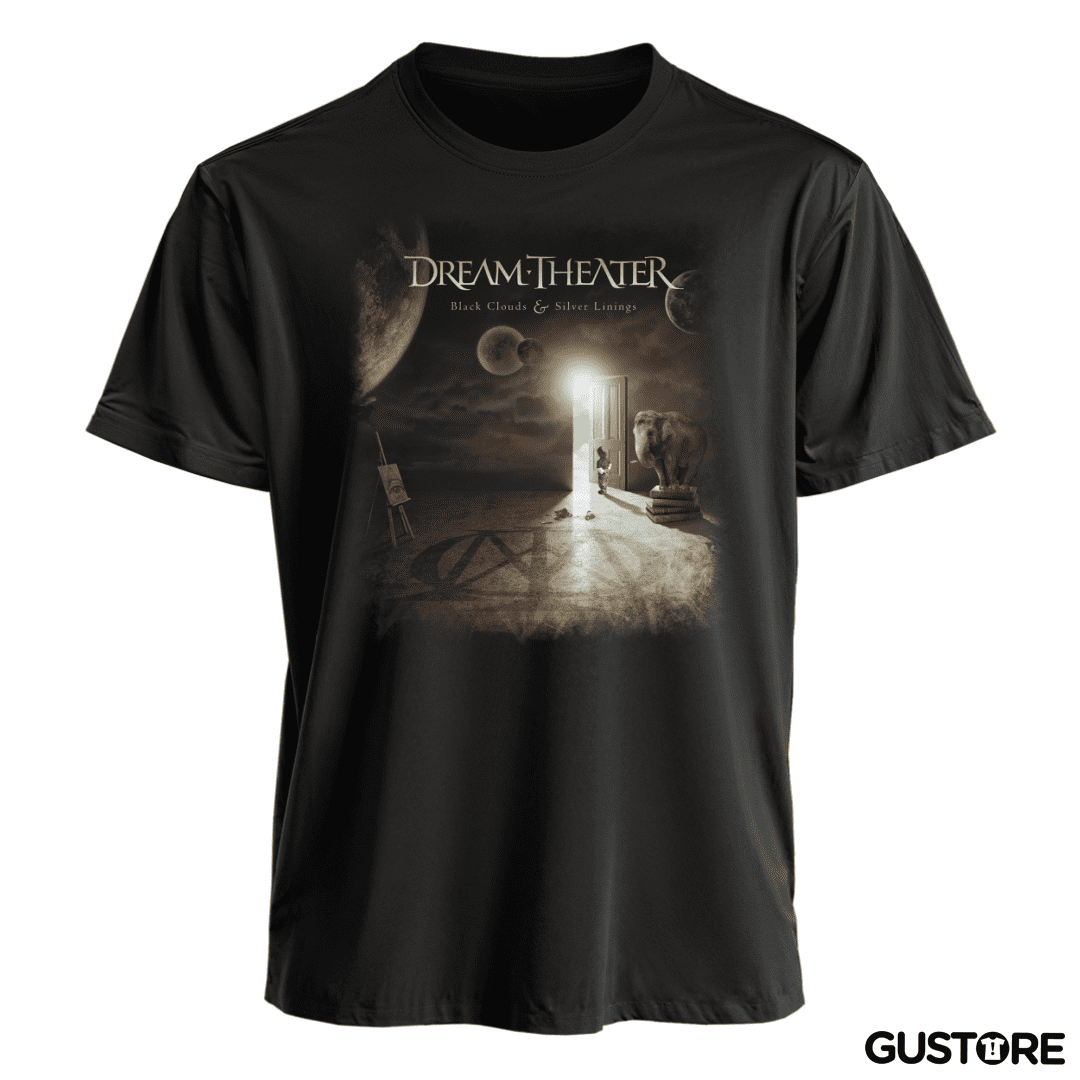 Polera DT Black Clouds and Silver Linings