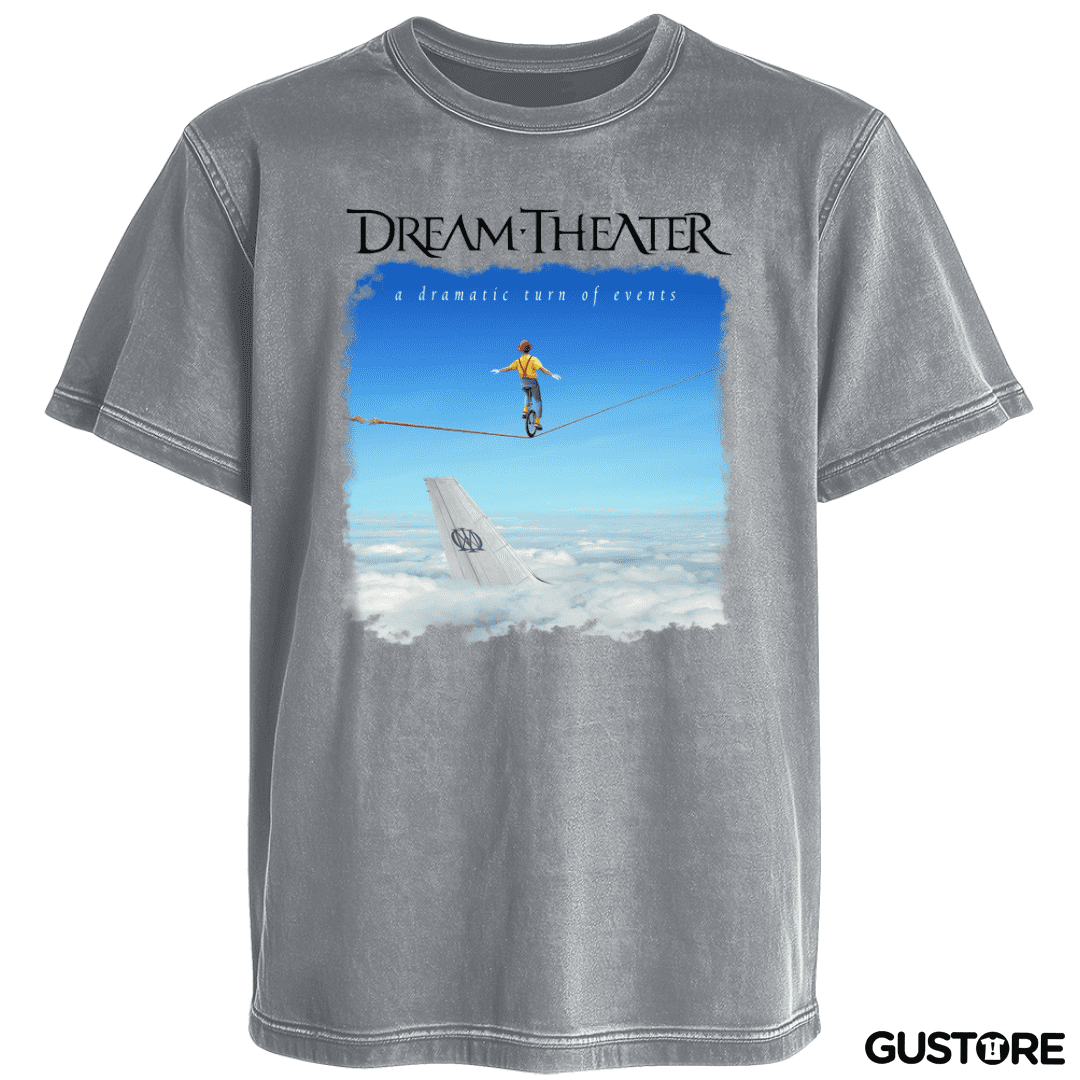 Polera desgastada DT A Dramatic Turn of Events Blanco