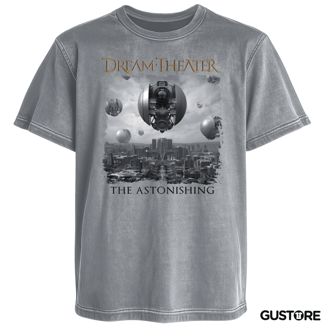 Polera desgastada DT The Astonishing Blanco
