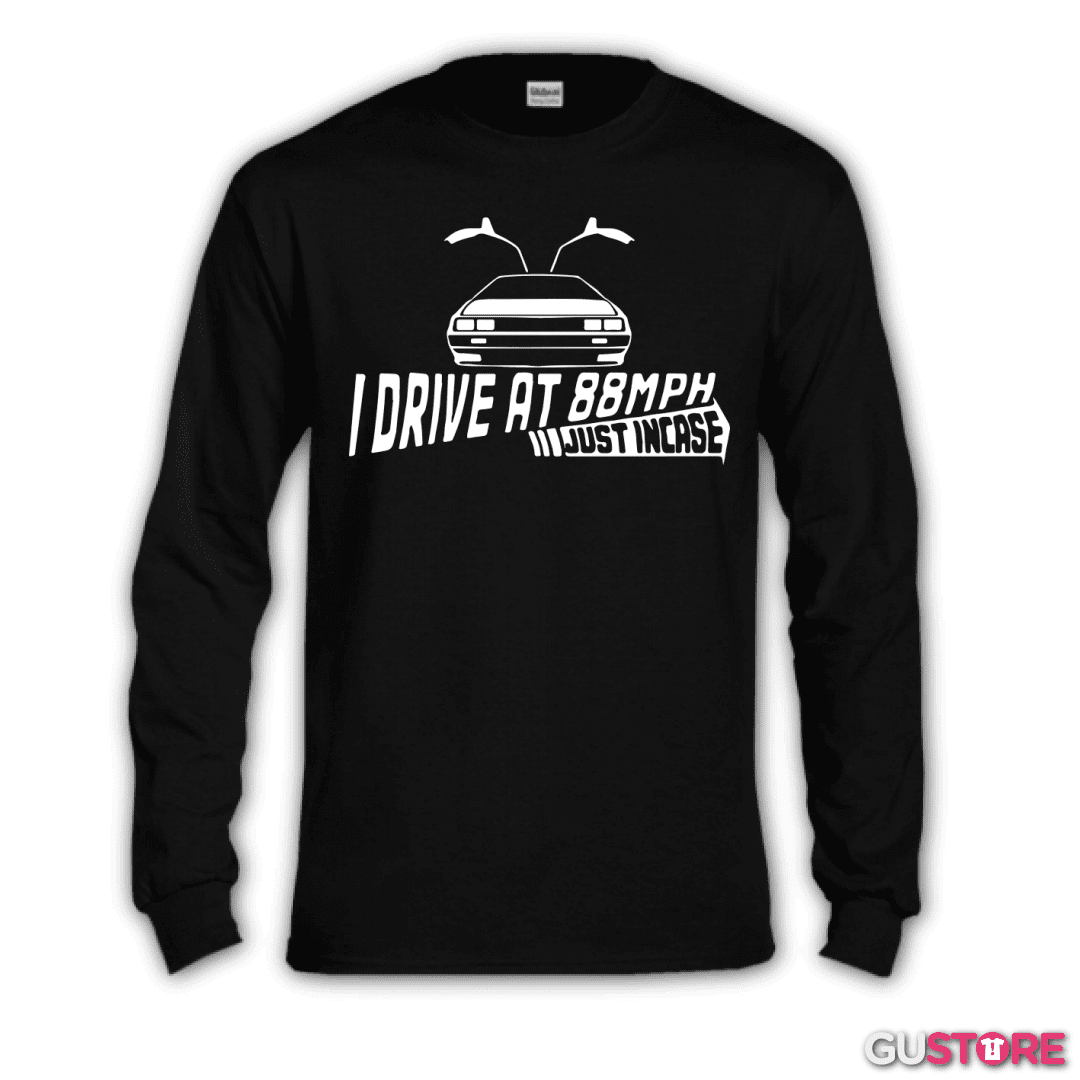 Polera manga larga Drive at 88 MPH