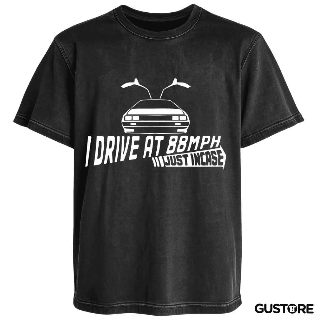 Polera desgastada Drive at 88 MPH