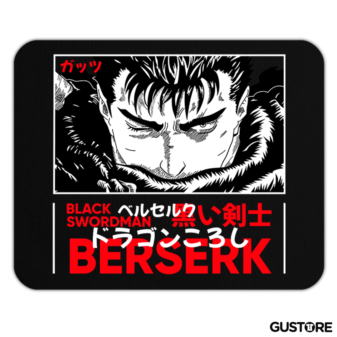 Mousepad Black swordman Berserk