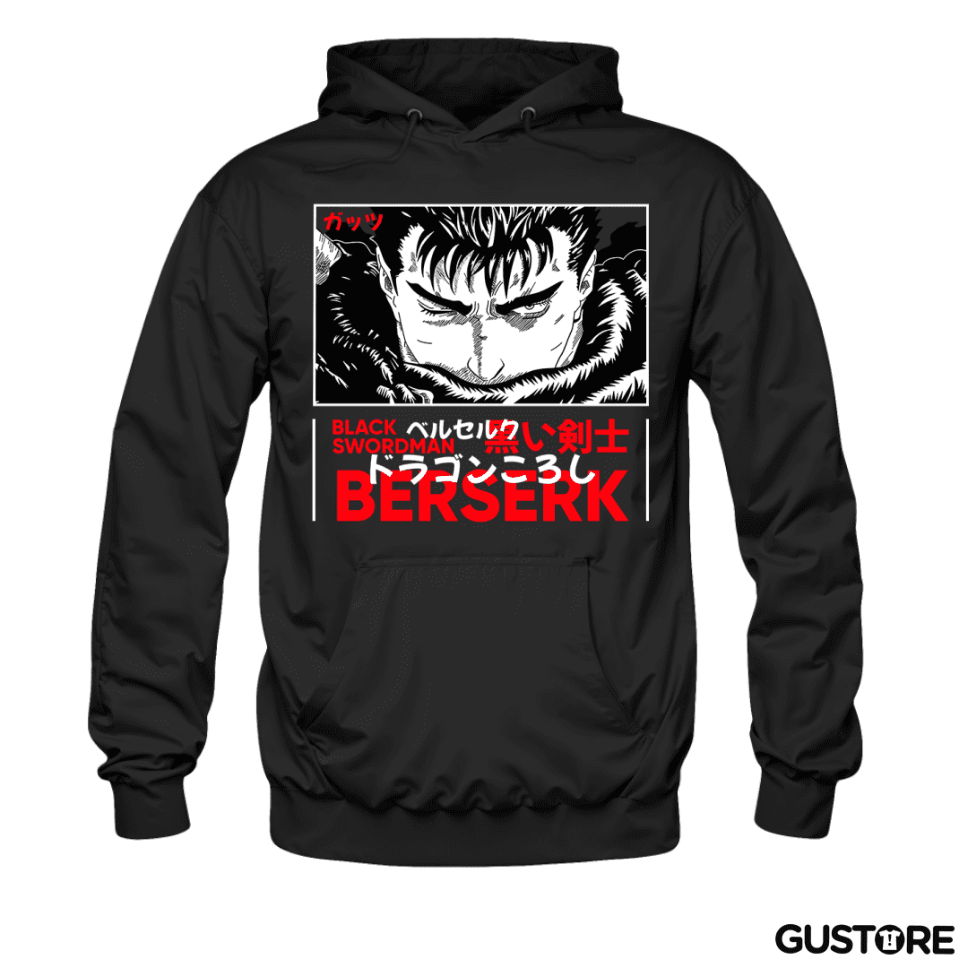 Polerón Canguro Black swordman Berserk
