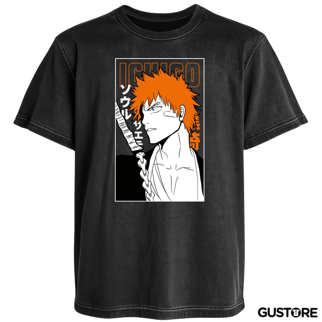 Polera desgastada Ichigo bleach