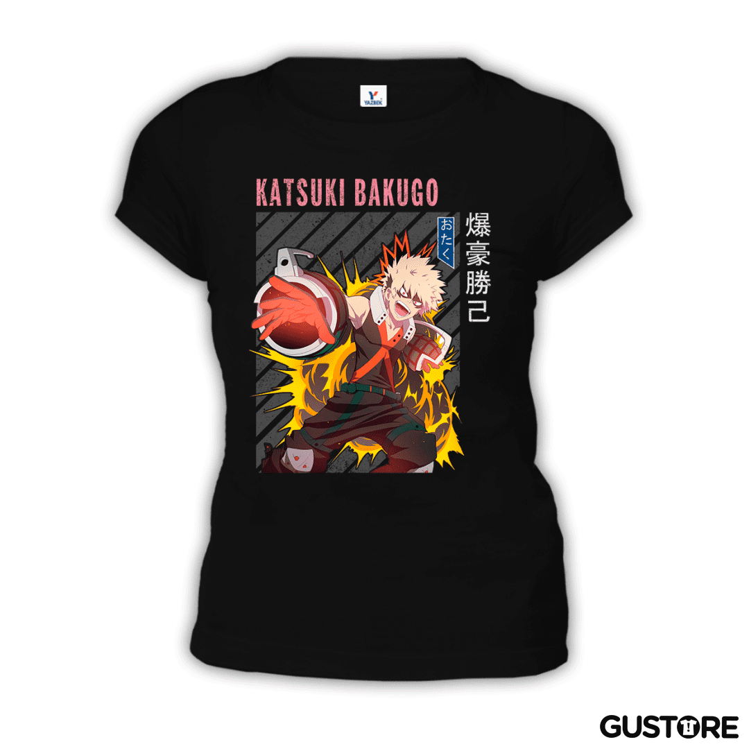 Polera de Mujer Katsuki Bakugo 2