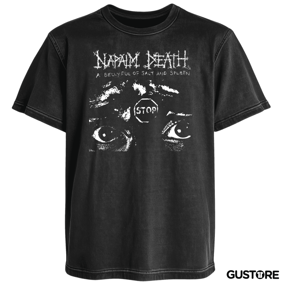 Polera desgastada Napalm Death A Bellyful of Salt and Spleen