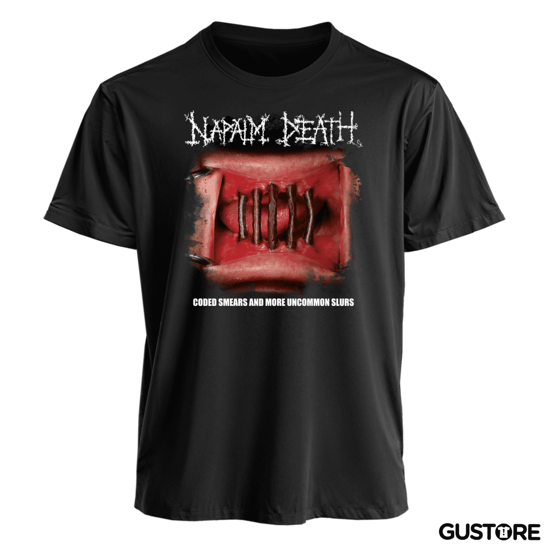 Polera Napalm Death Coded Smears