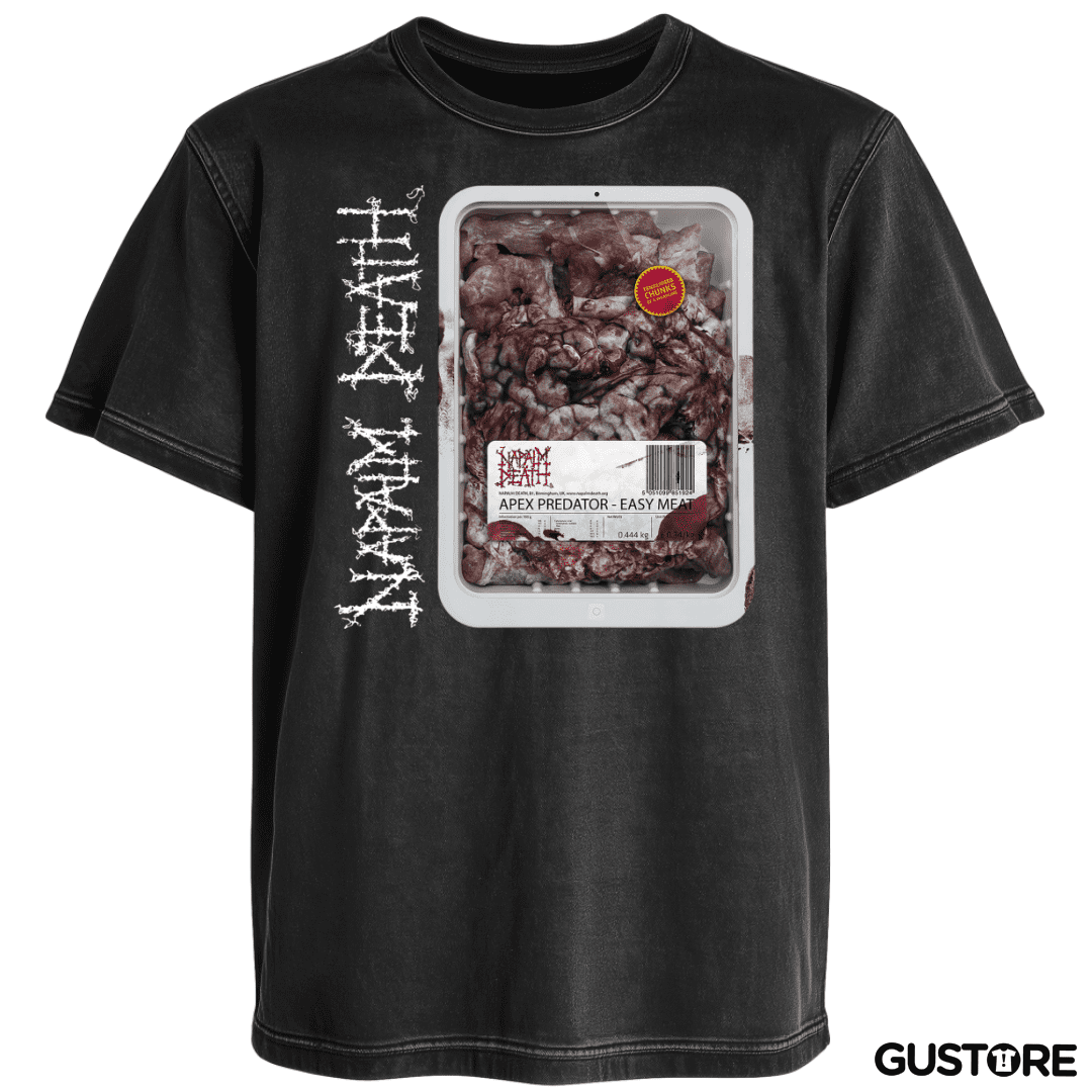 Polera desgastada Napalm Death Apex Predator