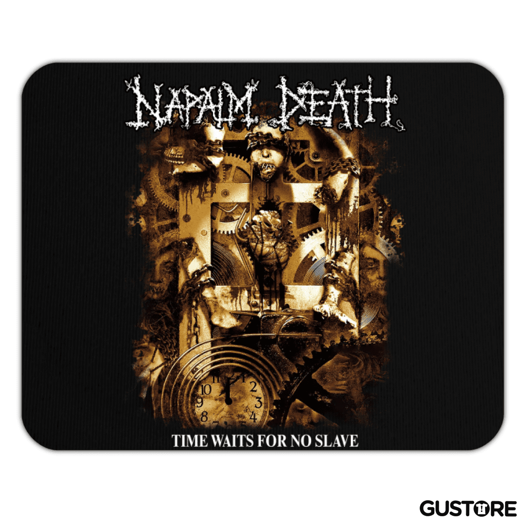 Mousepad Napalm Death Time Waits for No Slave