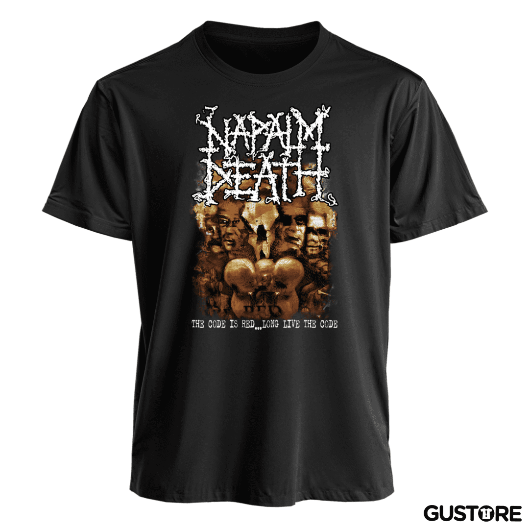 Polera Napalm Death The Code Is Red