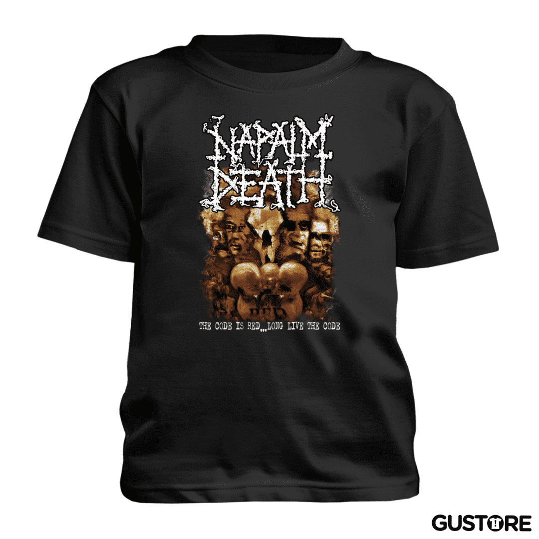 Polera de niño Napalm Death The Code Is Red