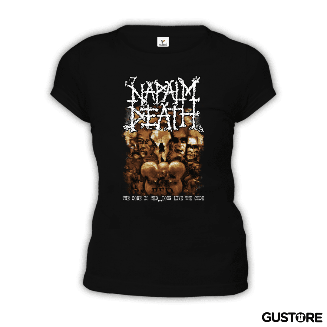 Polera de Mujer Napalm Death The Code Is Red