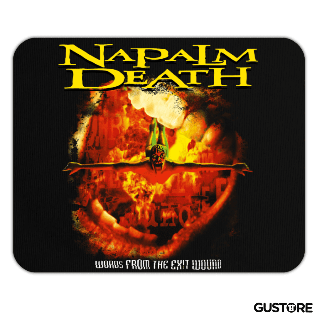 Mousepad Napalm Death Words From The Exit Wound