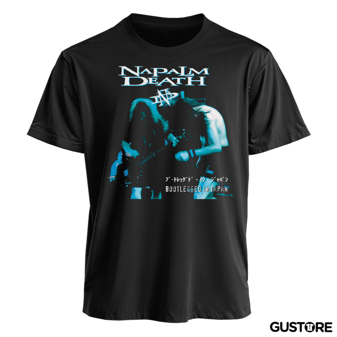 Polera Napalm Death Bootlegged in Japan