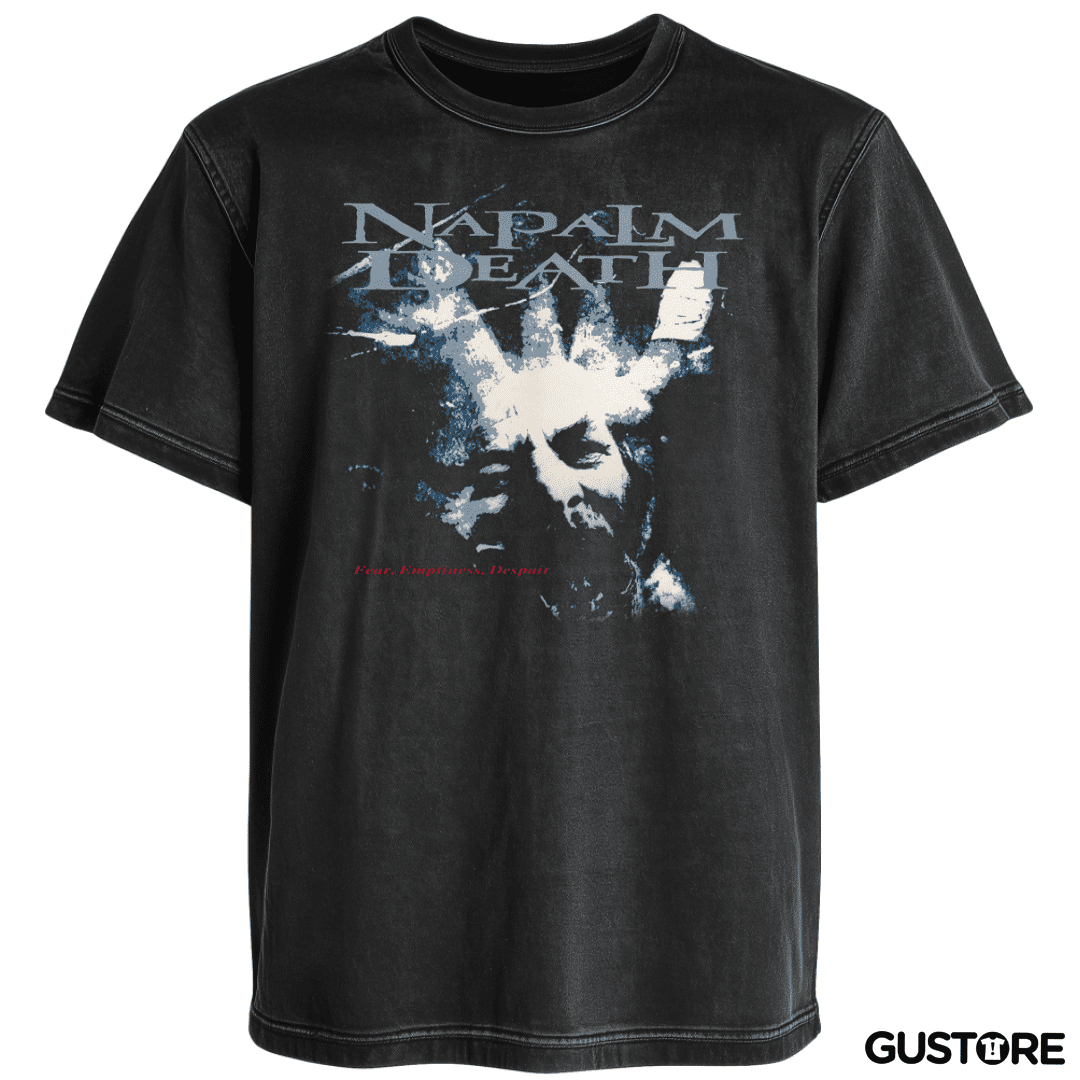 Polera desgastada Napalm Death Fear Emptiness Despair
