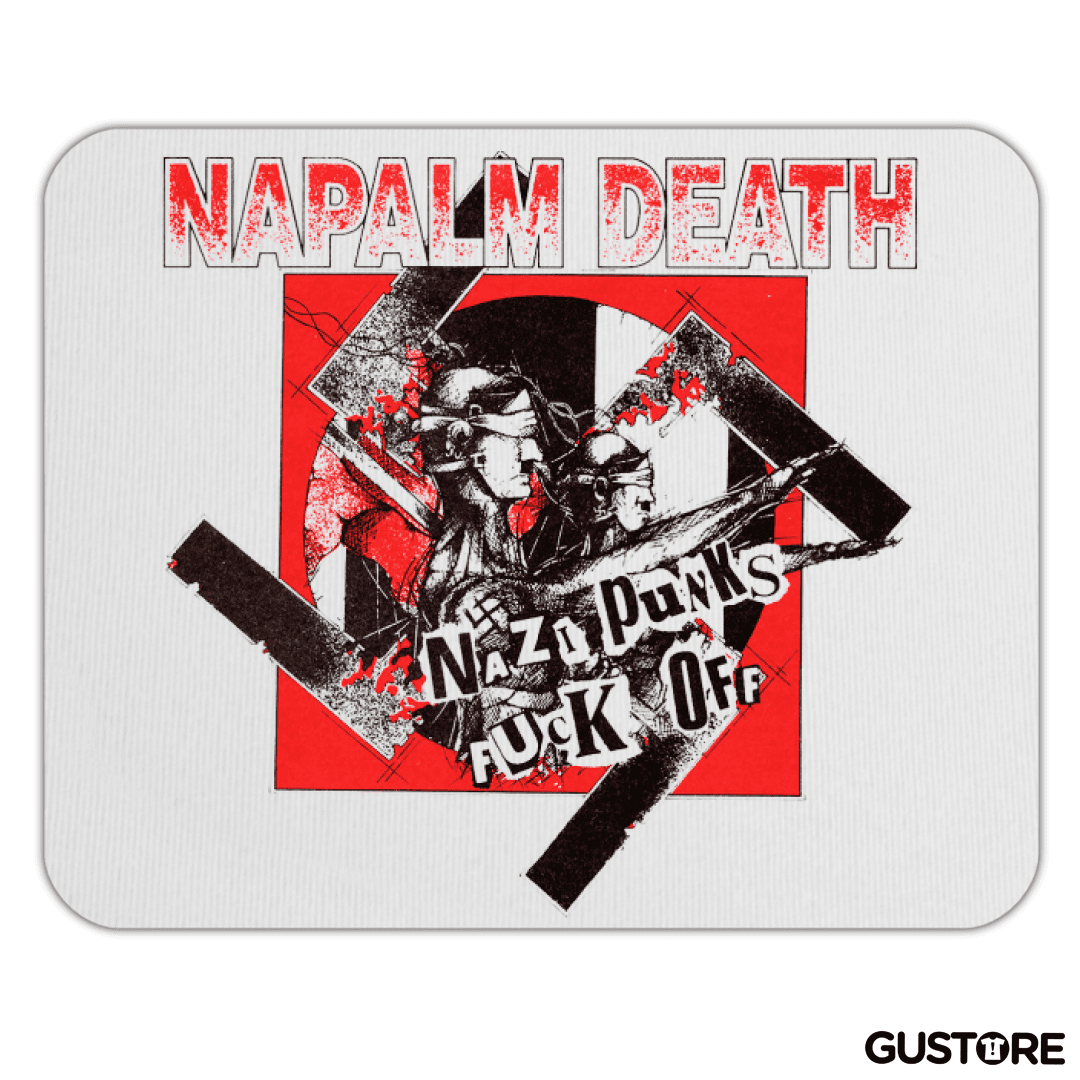Mousepad Napalm Death Fuck Off