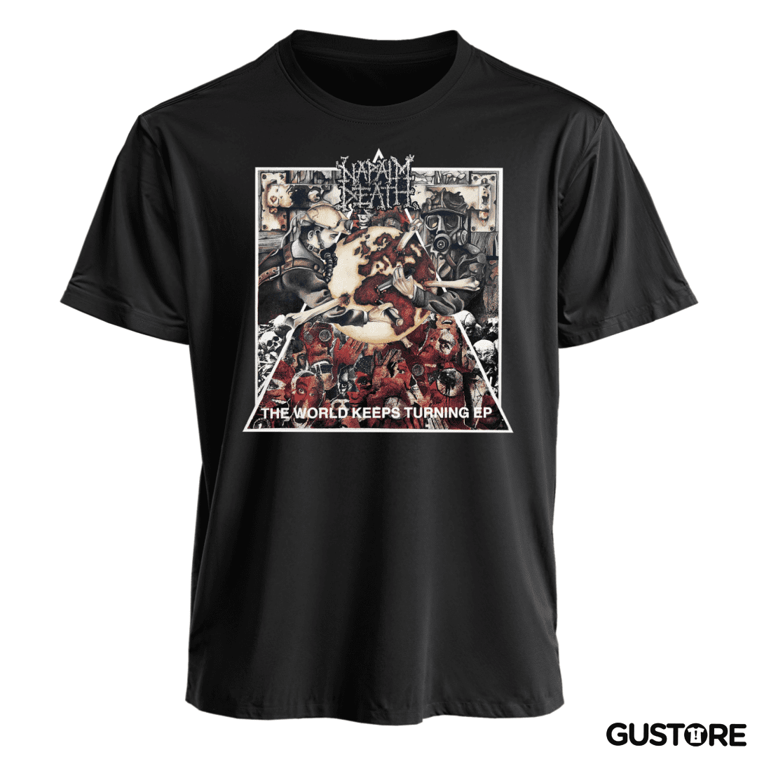 Polera Napalm Death The World Keeps Turning