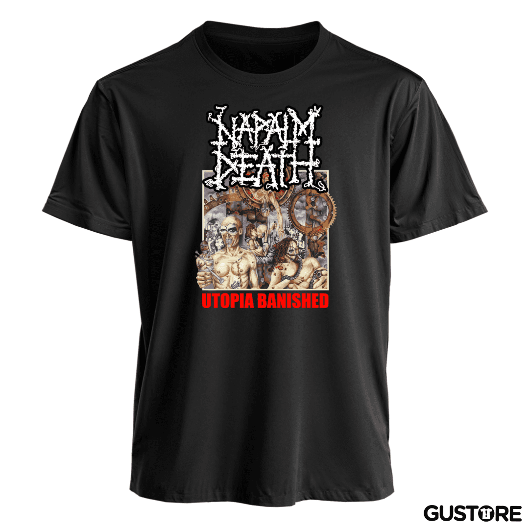 Polera Napalm Death Utopia Banished