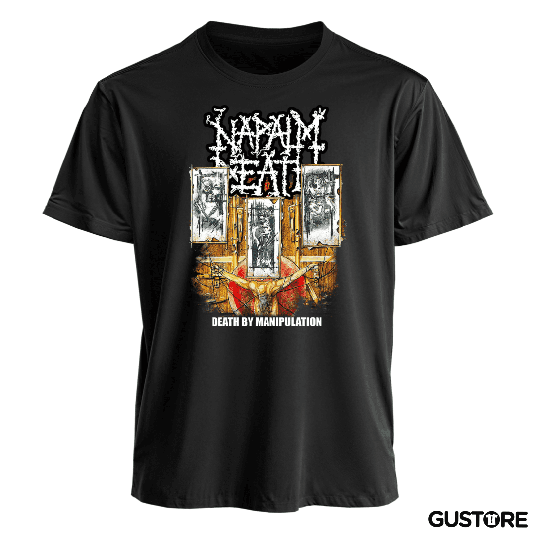 Polera Napalm Death Death by Manipulation