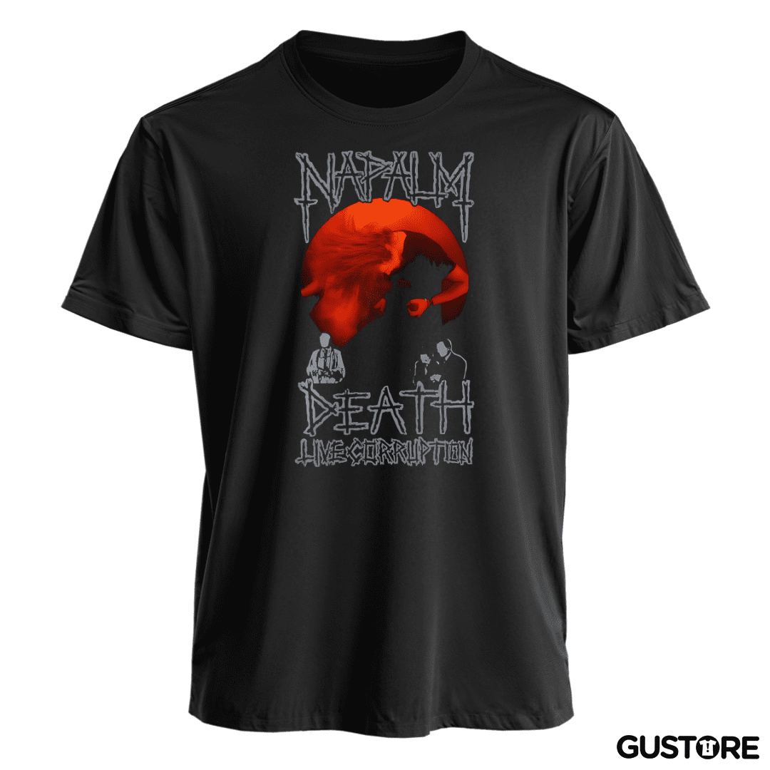 Polera Napalm Death Live Corruption 1990