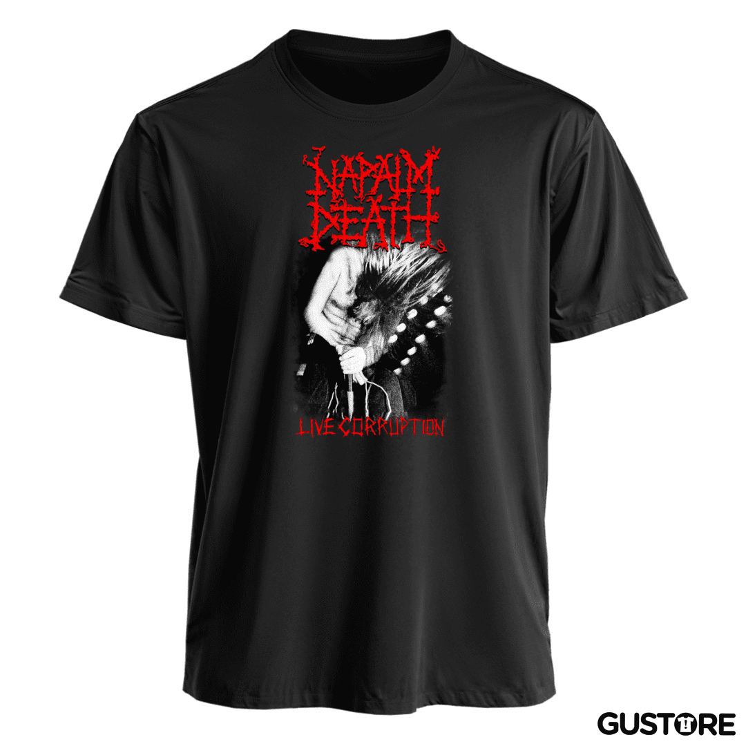 Polera Napalm Death Live Corruption