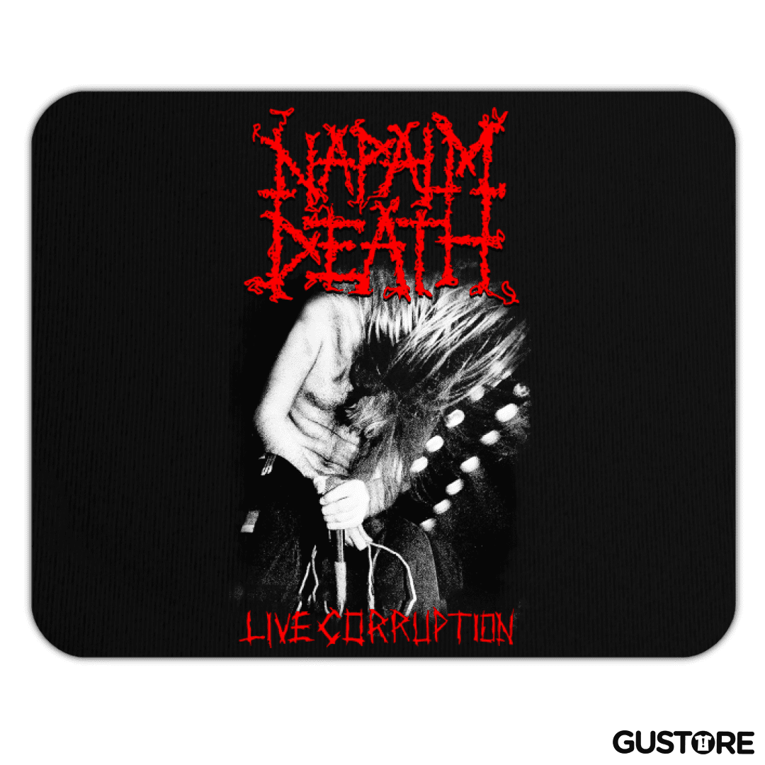Mousepad Napalm Death Live Corruption