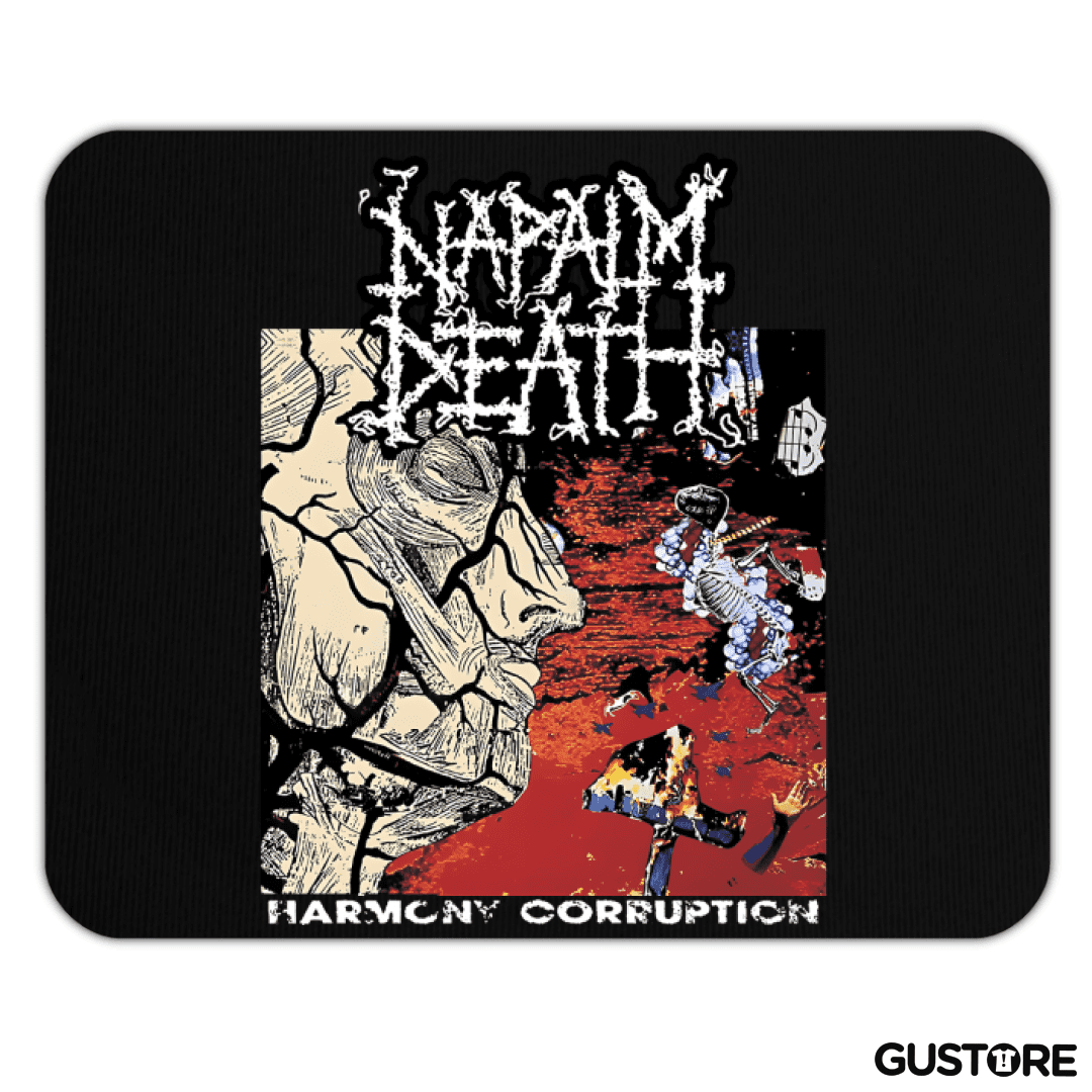 Mousepad Napalm Death Harmony Corruption