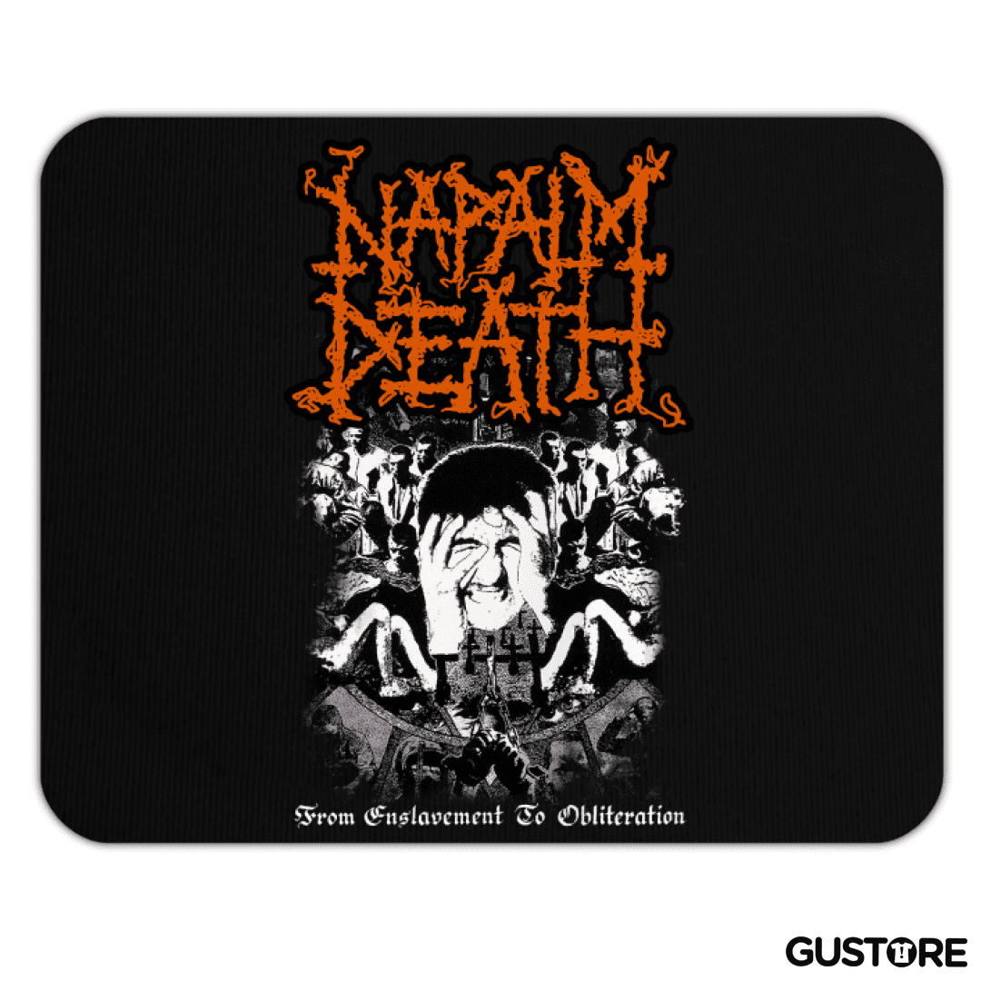 Mousepad Napalm Death From Enslavement to Obliteration