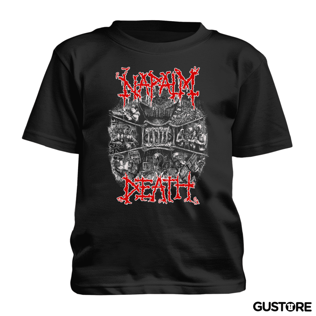 Polera de niño Napalm Death Change Your Life