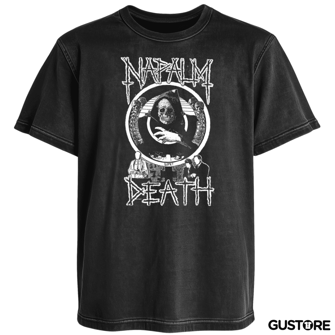 Polera desgastada Napalm Death ST
