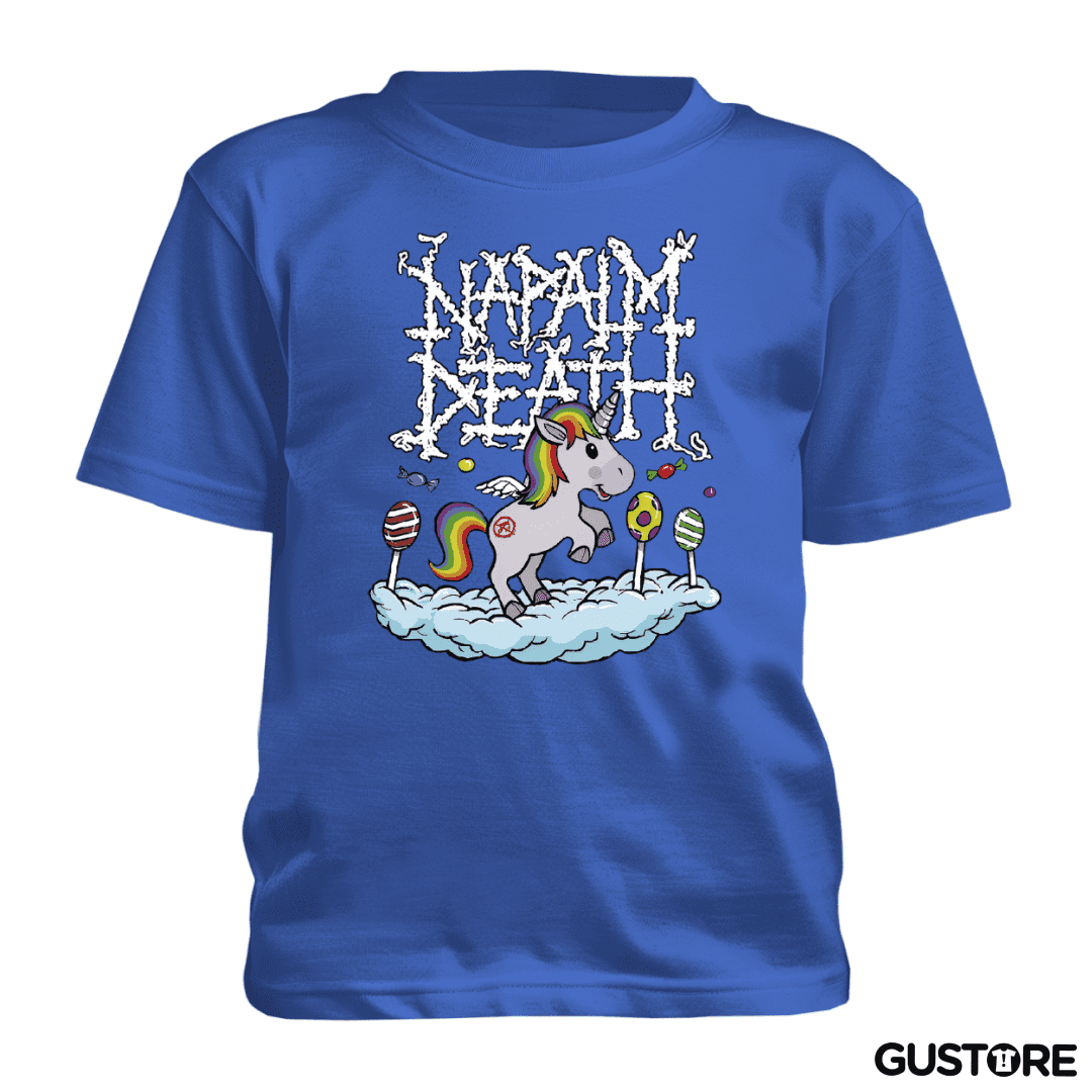 Polera de niño Napalm Death Unicornio