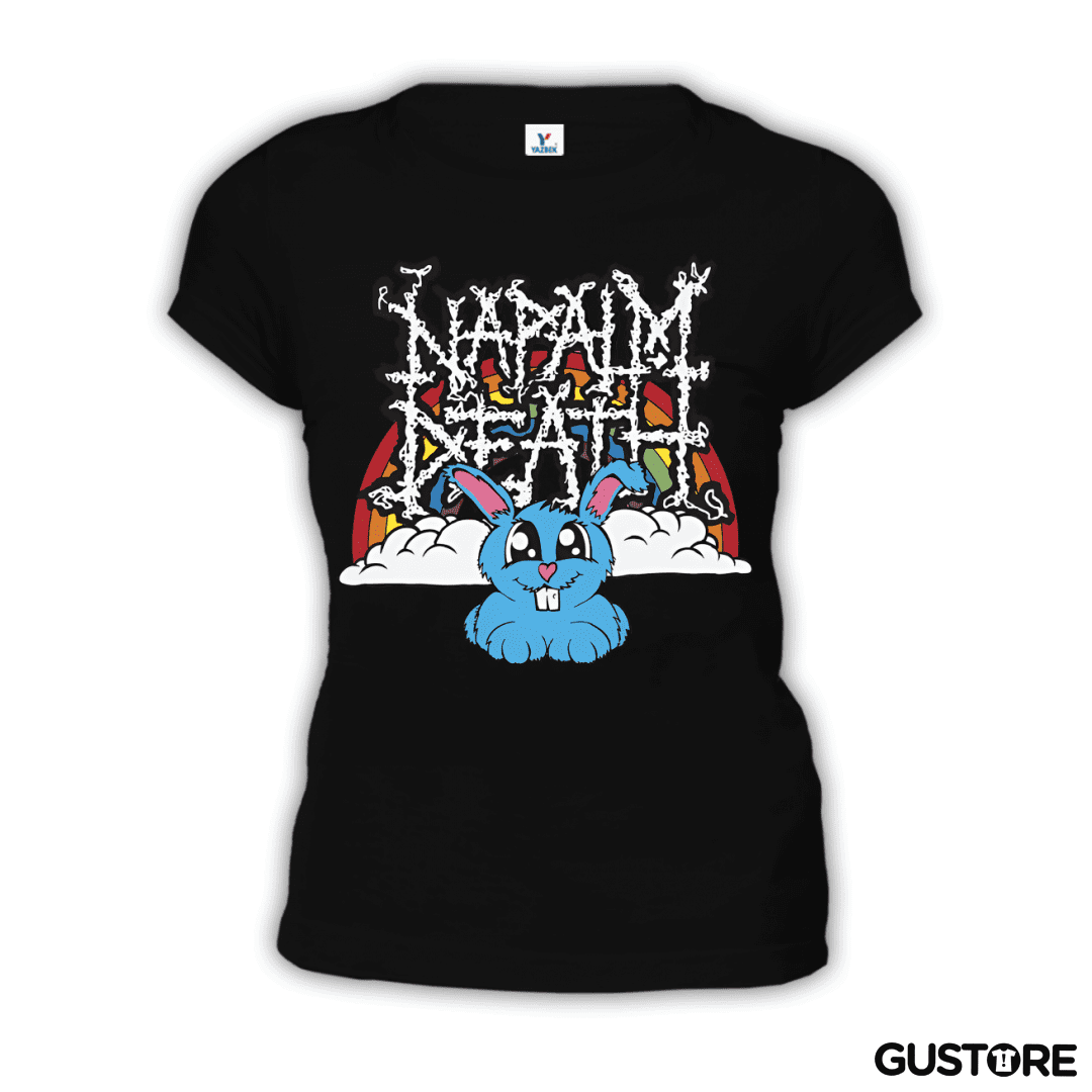 Polera de Mujer Napalm Death Conejito