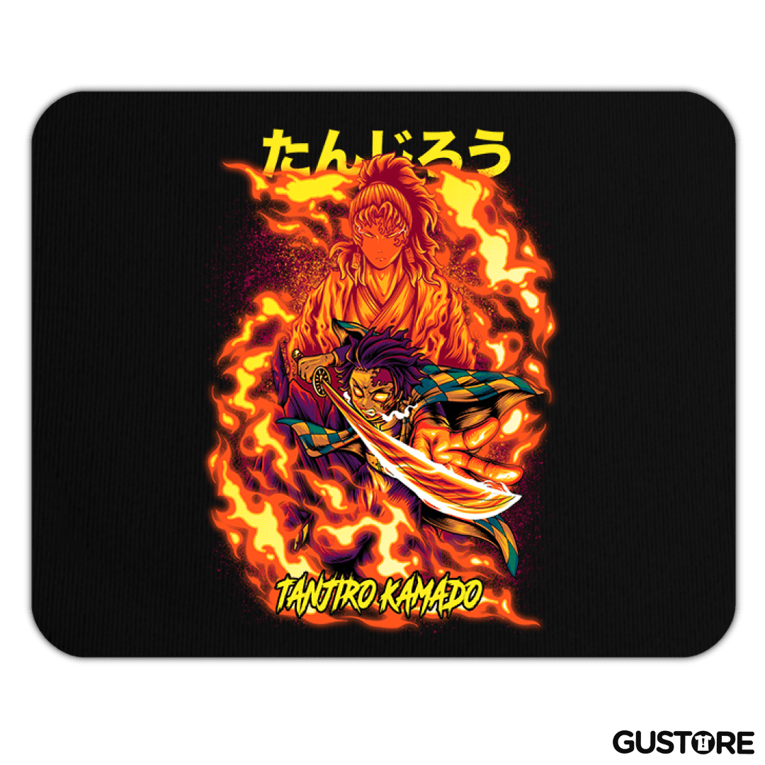 Mousepad Tanjiro Kamado Respiración solar 