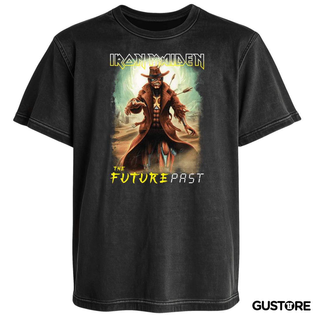 Polera desgastada Iron Maiden Future Past