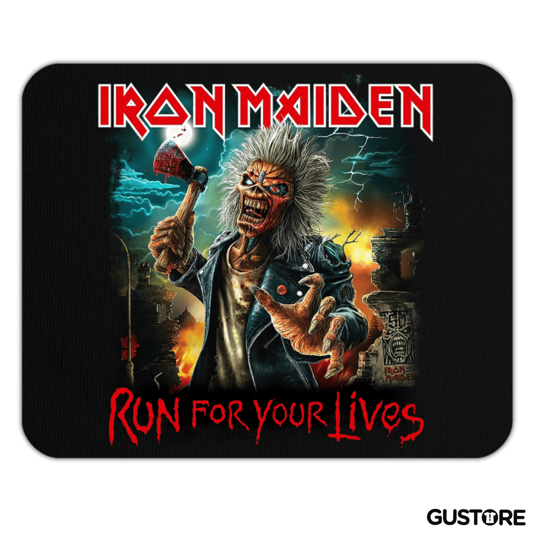 Mousepad Iron Maiden Run For Your Lives