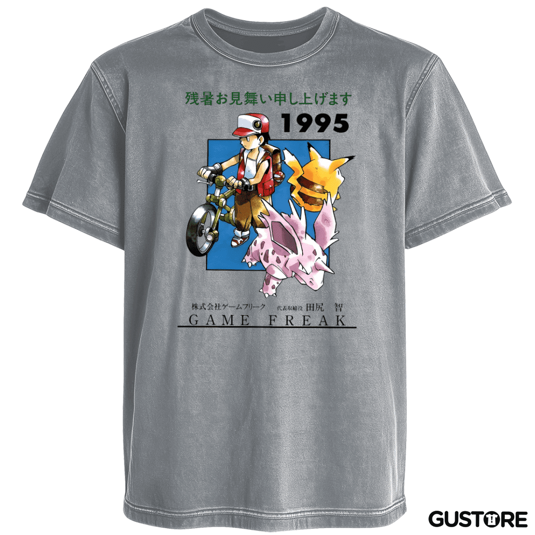 Polera desgastada Pocket Monsters 