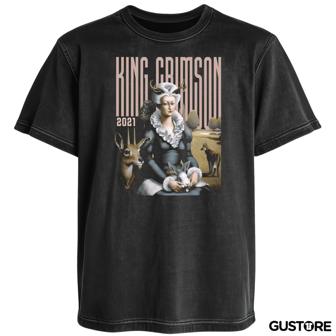 Polera desgastada King Crimson Music is Our Friend