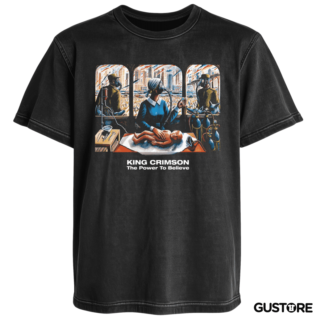 Polera desgastada King Crimson The Power to Believe