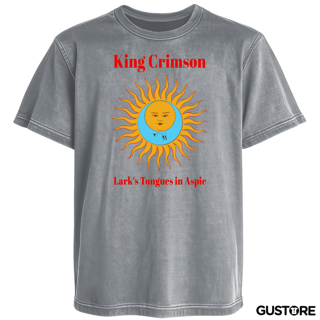 Polera desgastada King Crimson Larks Tongues in Aspic