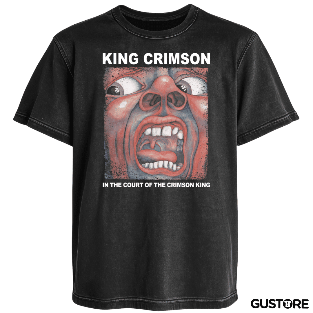 Polera desgastada King Crimson In The Court