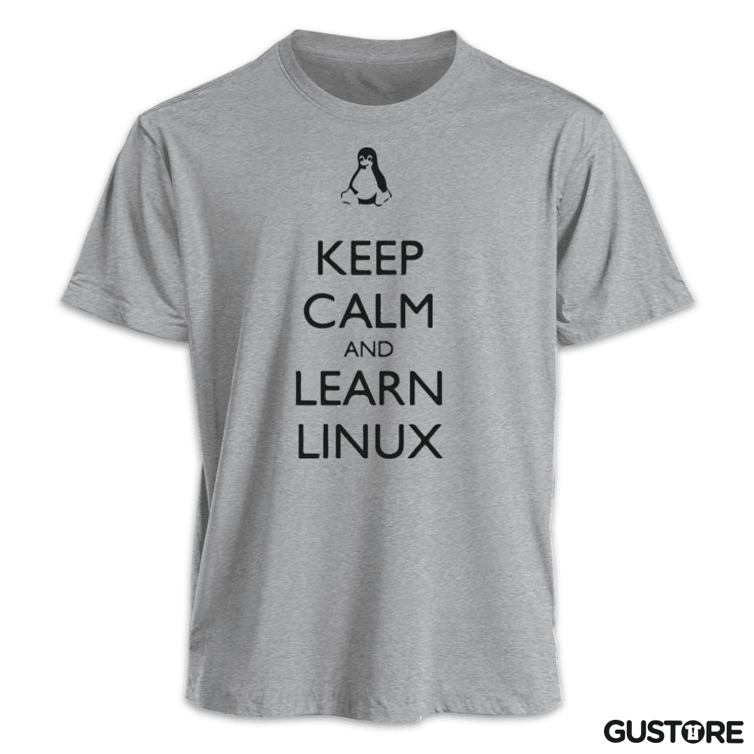 Polera Keep calm linux