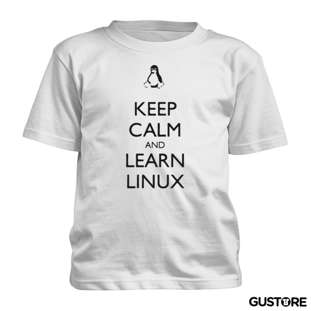 Polera de niño Keep calm linux