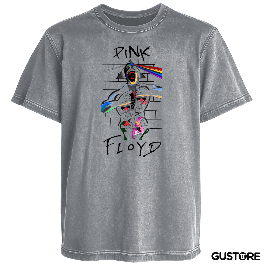 Polera desgastada Pink Floyd Floyd