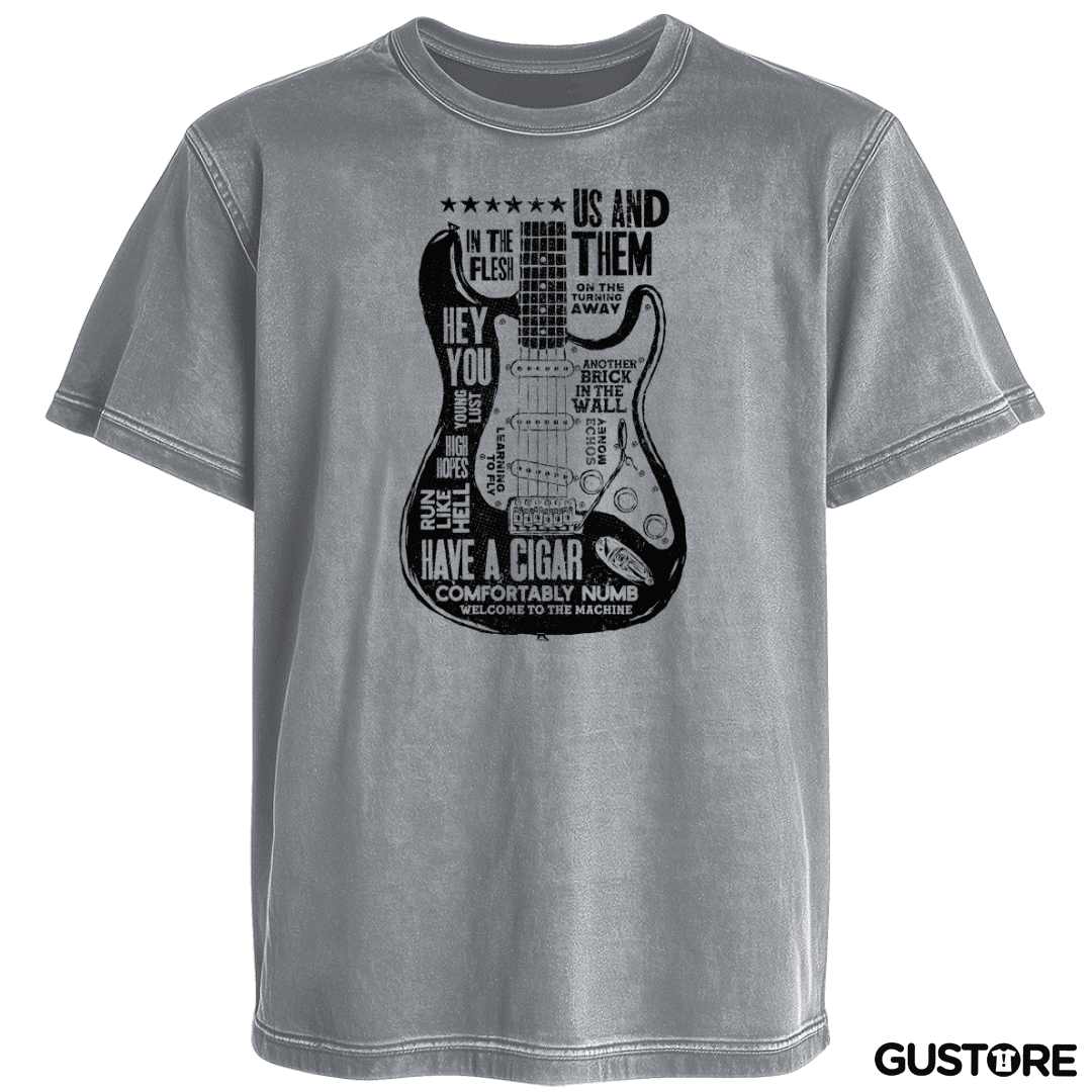 Polera desgastada Gilmour Guitar
