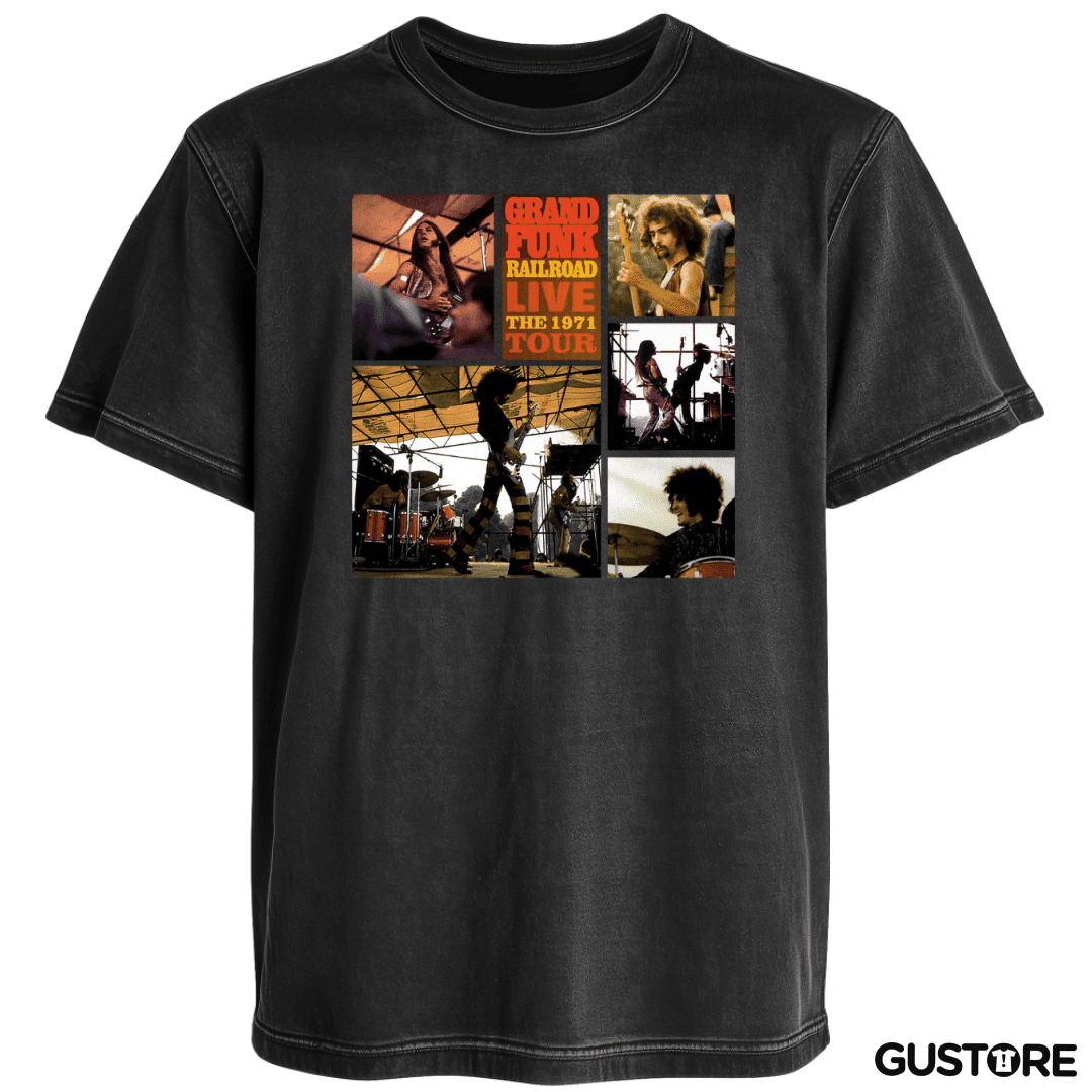 Polera desgastada Grand Funk The 1971 Tour